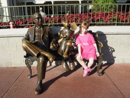 Rosemary with Walt and Mickey